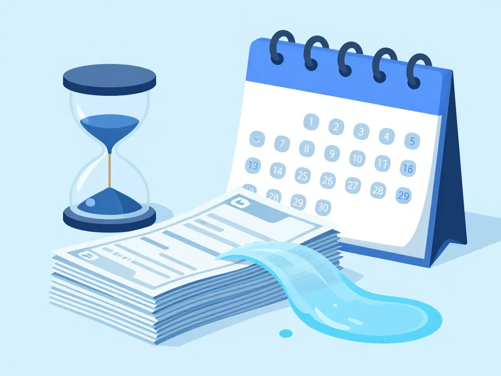 combien de temps garder les factures d'eau particuliers