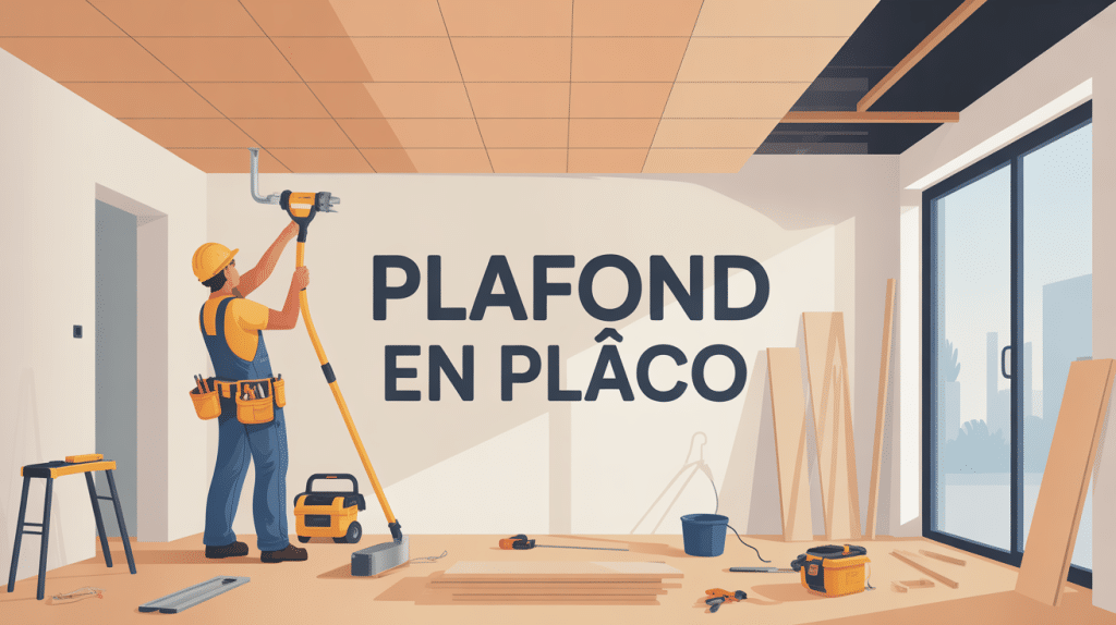 Comment faire un plafond en placo chantier rénovation