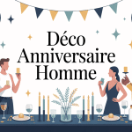 deco anniversaire homme festive élégante