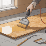 Processus d'application enduit sur osb