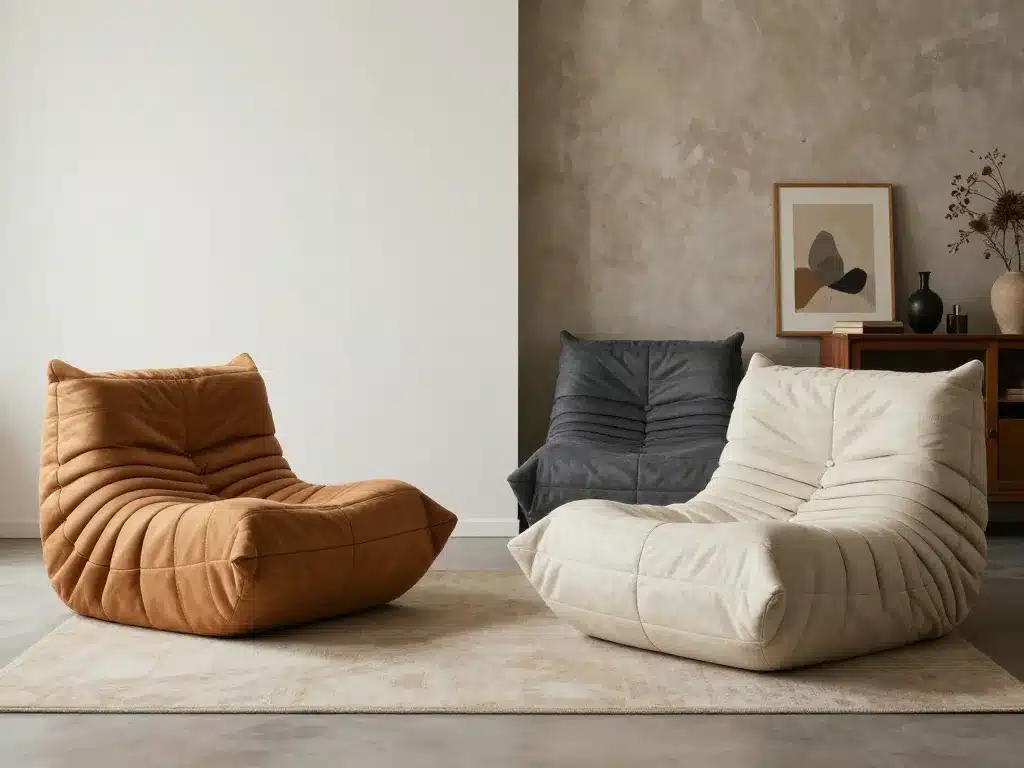 fauteuil togo modules salon moderne vintage