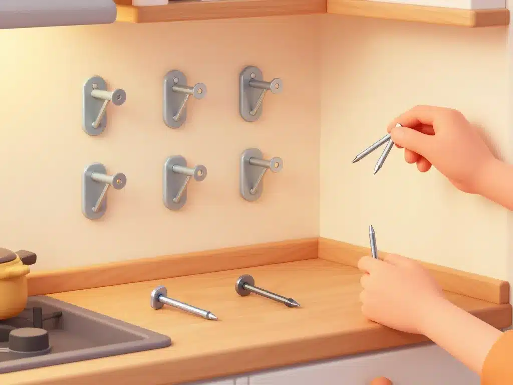 fixer plan de travail au mur choix des fixations