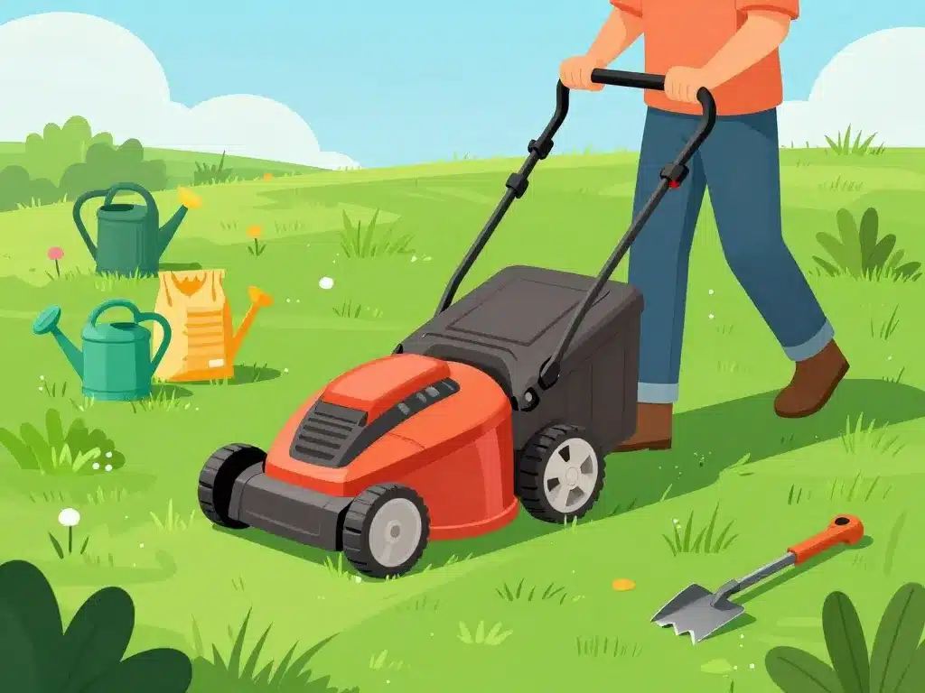 Gazon anglais inconvénients, tonte, outils jardin, entretien pelouse