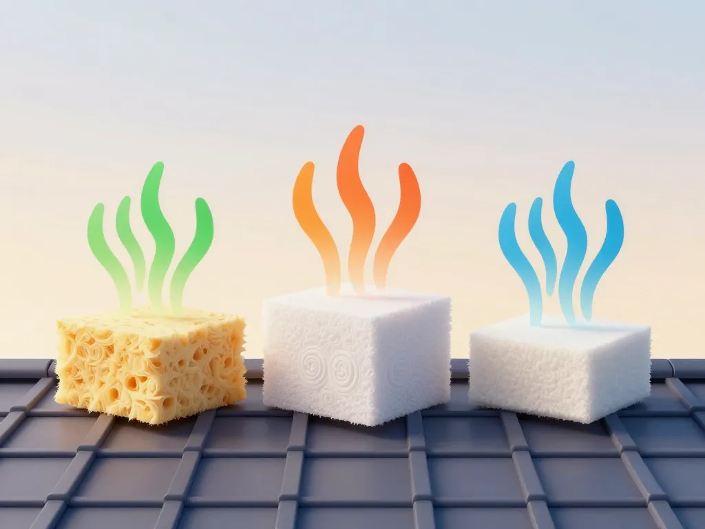 comparatif matériaux isolation toiture par exterieur