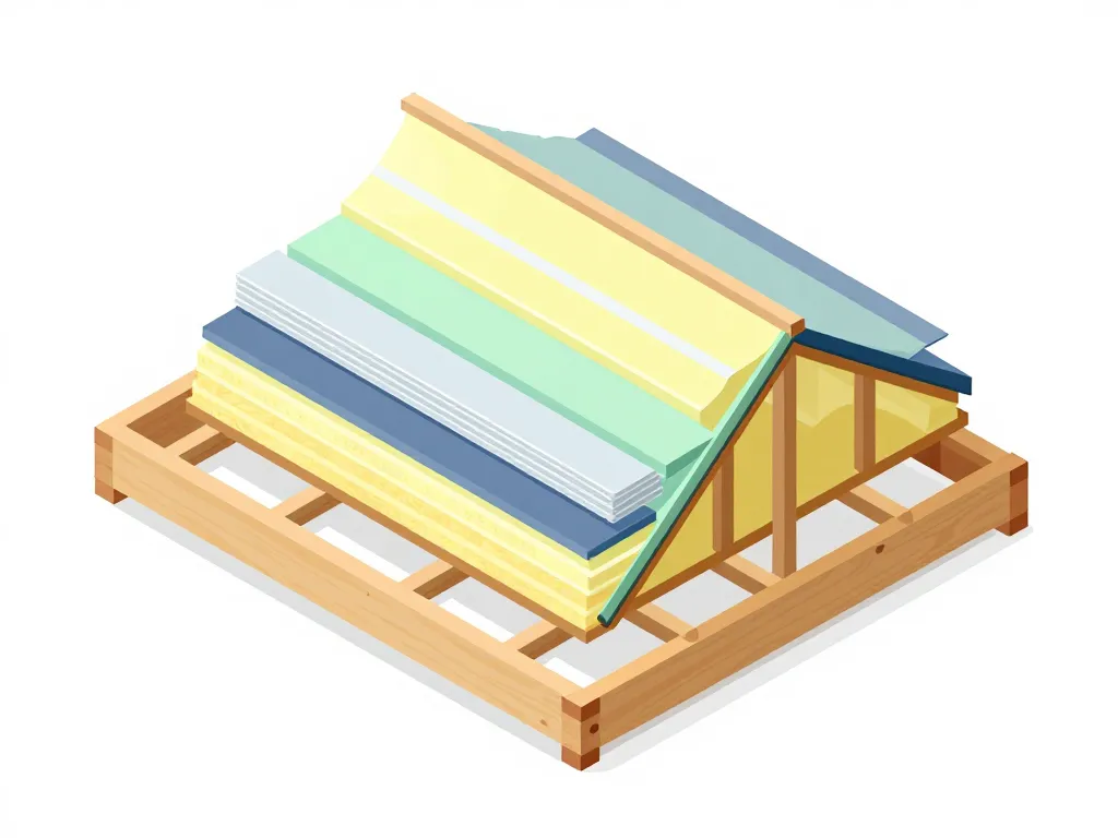 diagramme systèmes isolation toiture par exterieur