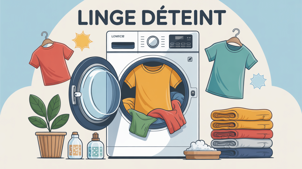 linge déteint astuce grand-mère machine à laver produits naturels