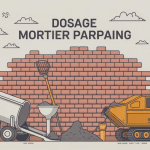 Mortier pour parpaing dosage illustration outils chantier