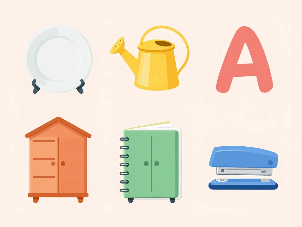 objets en a listés par thème