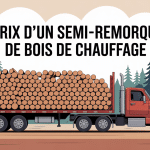 prix d'un semi remorque de bois de chauffage en 2m achat et stockage