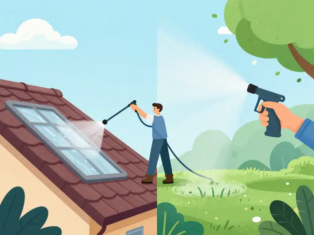 prix pour nettoyer un toit comparatif méthodes nettoyage