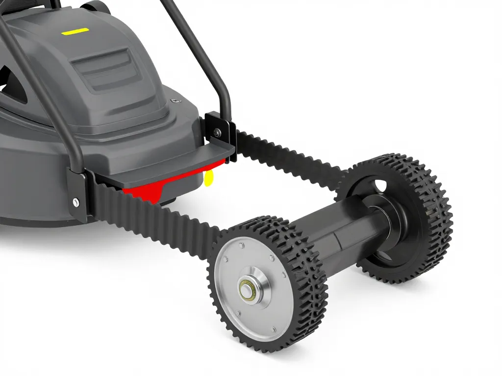 problème enclenchement lame tracteur tondeuse courroie poulie blocage