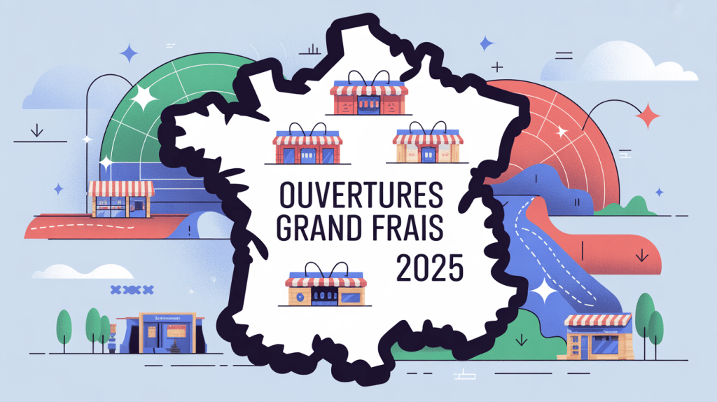 Carte calendrier prochaines ouvertures grand frais 2024