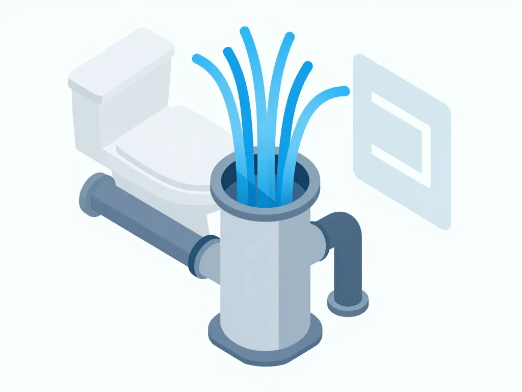 schéma évacuation wc diagramme technique