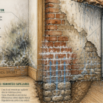comment enlever l'humidité sur un mur coupe détaillée