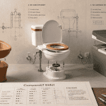 Comparatif bidet toilet bidet en salle de bain moderne