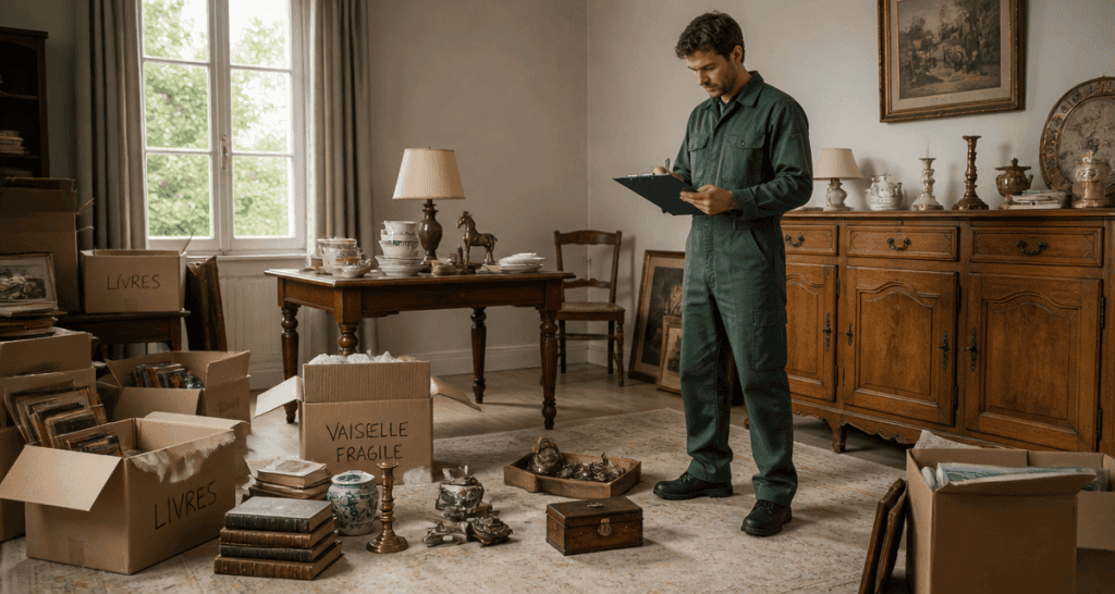 Debarras maison salon cartons meubles expert