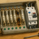 fusible qui saute sur tableau électrique ancien