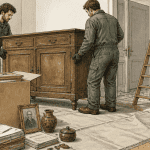 recherche personne pour débarrasser meuble ancien appartement