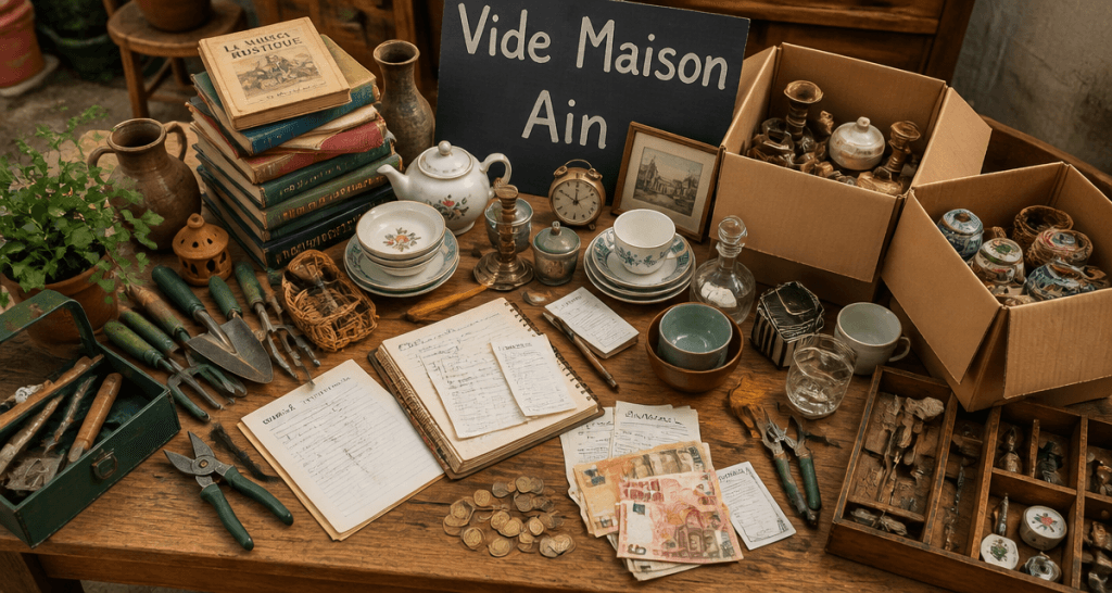 vide maison 01 table objets ain