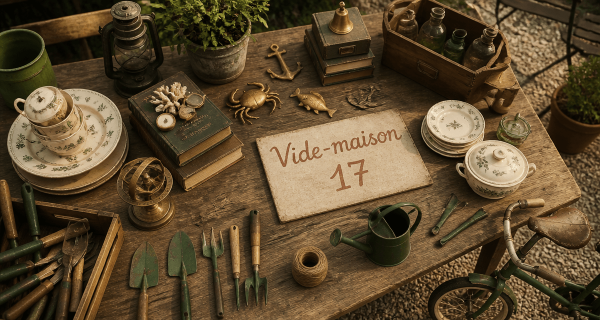 vide maison 17 table brocante charente maritime