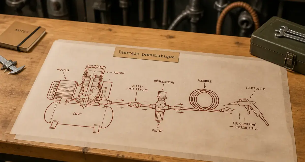 A quoi sert un compresseur d’air : schéma de fonctionnement et usages