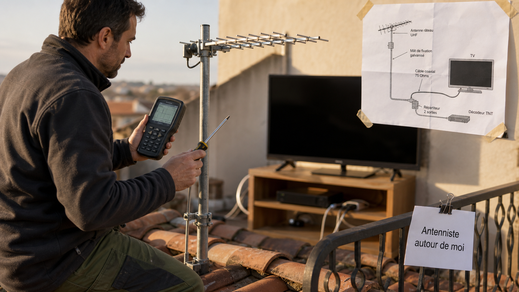 Antenniste autour de moi : contrôle antenne TV, éviter surcoûts