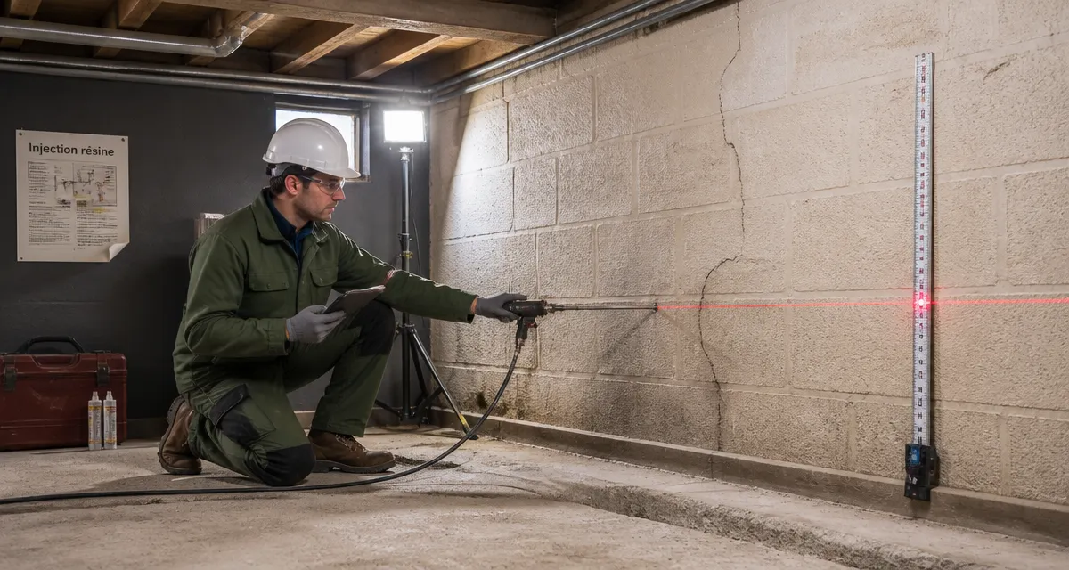 Avis Uretek injection résine pour fissures de mur