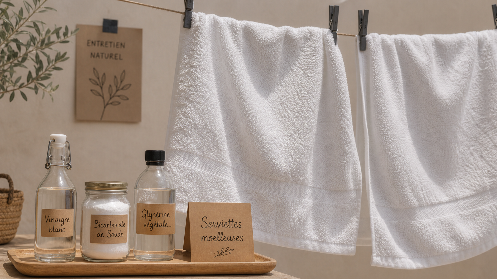 Comment avoir des serviettes de toilette moelleuse sans sèche-linge : astuces naturelles, serviettes éponge moelleuses séchées à l’air libre