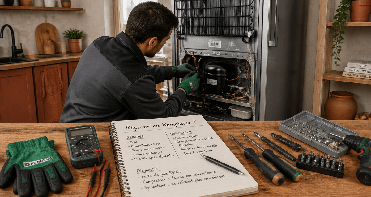 Depanneur frigo ouvre arriere refrigerateur