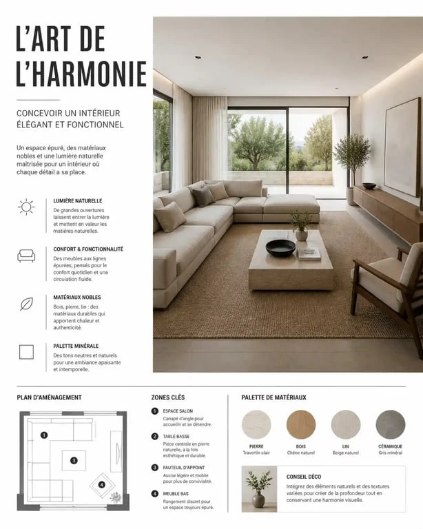 Aménagement maison moderne et optimisé avec un mobilier minimaliste