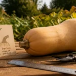 Quand cueillir les butternut : pédoncule liégeux et maturité de la courge