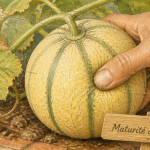 quand cueillir un melon melon charentais mûr à la plante