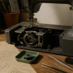 Réparer machine à coudre Brother : ouvrir la machine et vérifier la canette et l’enfilage