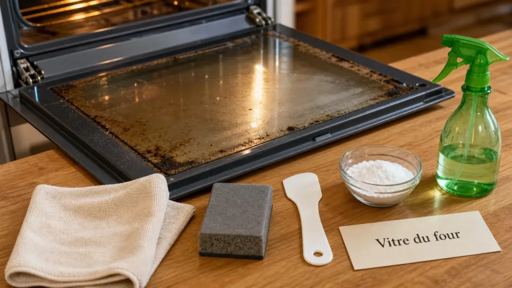 Comment nettoyer vitre four encrassée : bicarbonate, vinaigre blanc ou citron