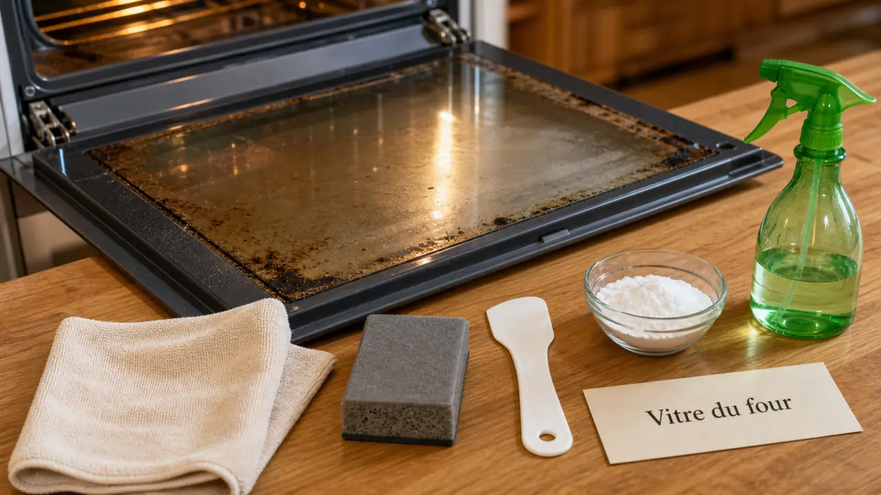 Comment nettoyer vitre four encrassée : bicarbonate, vinaigre blanc ou citron