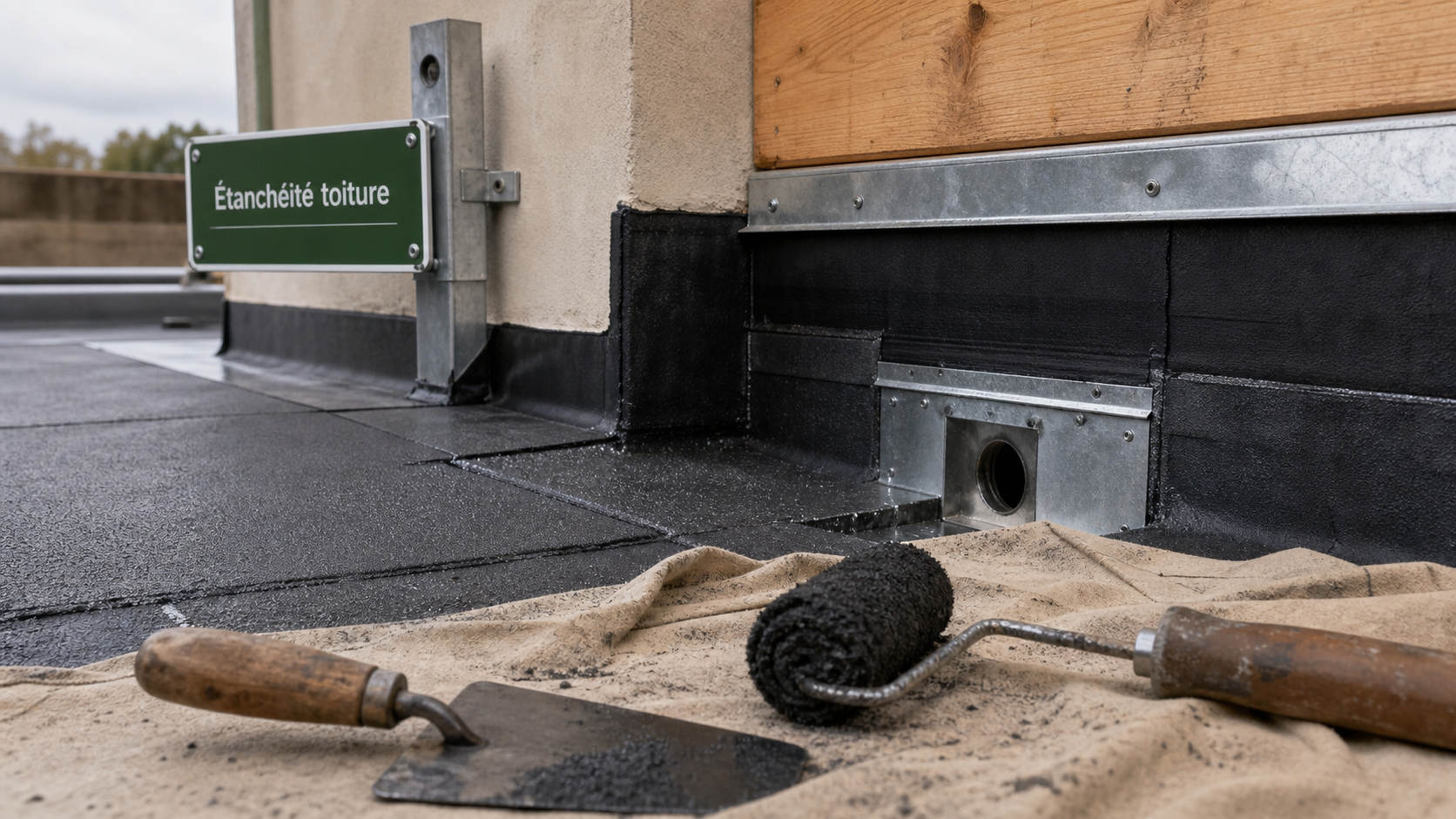 Étanchéité des toitures : membrane bitumineuse et EPDM sur toiture-terrasse