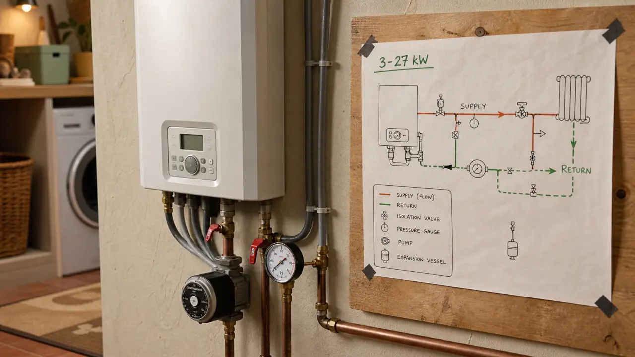 Schéma installation gretel chaudiere electrique 3 à 740 kW, chauffage électrique