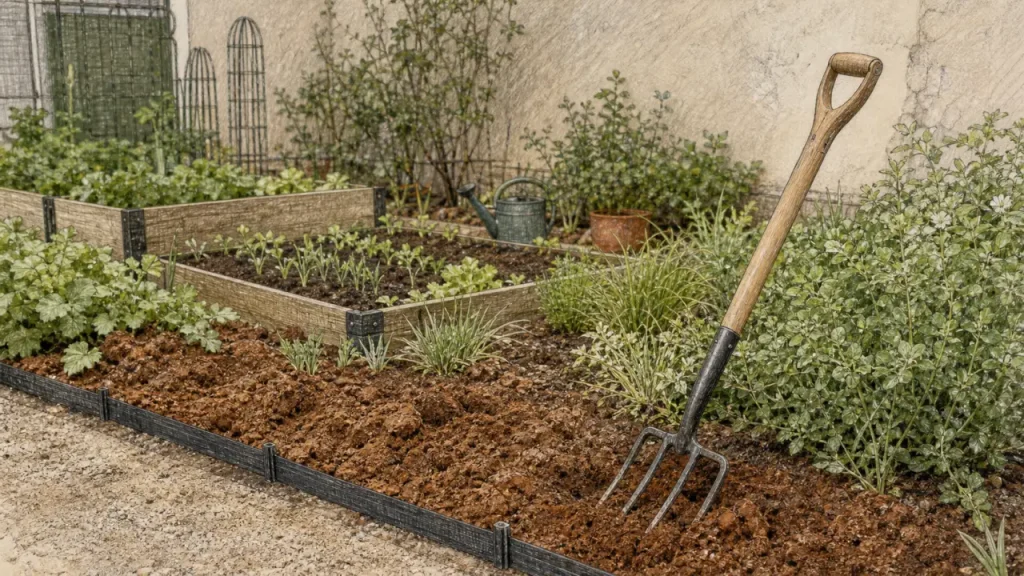 Plantes envahissantes jardin : anti-rhizomes et désherbage au potager