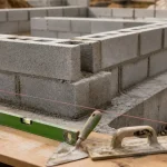 Monter un mur en parpaing : fondations béton, lit de mortier et pose sans fissures